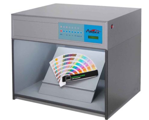 color viewing cabinet