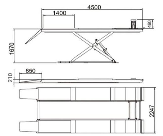 Wheel alignment scissor lift is a very helpful equipment for car body shops