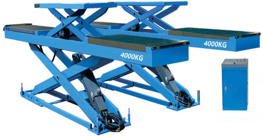 Wheel alignment scissor lift is a very helpful equipment for car body shops